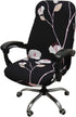 WOMACO Office Chair Covers - Stretch Printed Computer Chair Slipover - Universal Floral Boss Chair Protector - High