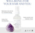 AIIR Amethyst Hair + Energy Refresher - 2 Fl Oz Crystal Infused Room and Hair Mist with Rose Water