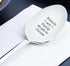 Friends are Family Friendship Day Spoon, Quotes Engraved Reunion Presentation, 7 Inches Stainless Steel Gift