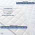 400 21 Inch Cottington Lane GSM Full Size Waterproof Quilted Mattress Pad Protector, Soft Microfiber Mattress Topper