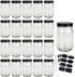 QAPPDA Mason Jars, Glass Jars with Lids, 12 oz, Canning Jars for Kitchen Storage, Set of 20