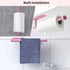 Pink Paper Towel Holder, Self Adhesive or Drilling Under Cabinet Paper Towel Rack, Wall Mounted (Pink)