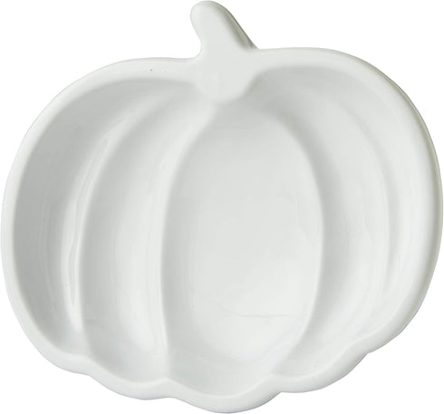 SKL Home Harvest Pumpkin Vanity Tray, White