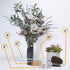 Shatter Proof Round Centerpiece Acrylic Mirrors