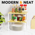 2 Pack, Counter SpaceAid Cabinet Shelf Organizers Kitchen Rack Shelves Riser, Stackable Expandable Spice Rack, Pantry