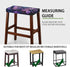 Set 2 Flashideas Butterfly Bar Stool Covers Rectangle of Stretch Barstool Seat Covers Bar Stool Chair Covers Bar Stool