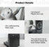 1 LIFFY Decorative Bookends, Heavy Duty Resin Cat Bookends, Non-Skid Bookshelf Stopper, Cute Cat Figures for Shelves