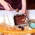 P&P CHEF 6 Inch Square Cake Baking Pans, 2 Pcs Stainless Steel Lasagna Brownie Pan for Small Birthday Cake, Leakproof