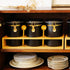 304 Coffee,3 63 OZ Yangbaga Stainless Steel Coffee Canisters for Ground x Coffee Container with Shelf Coffee Bean