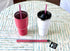 Reusable Drinking Straws with Travel Case, Made in USA, 4 Large 9.5" Straws for Hot and Cold Beverages