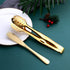 OGORI Gold Serving Utensils Set, 8-Piece Polished Stainless Steel Flatware Include Serving Spoon, Fork, and Knife