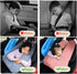 Kids Travel Pillow, Car Pillow with Lining, Neck and Head Support Cushion for Kids and Adults, Perfect for Long