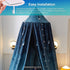 THREENTDAY Bed Canopy for Kids, Printed Hanging Canopy for Baby Brib Kids Bed Room Decor Reading Nook Indoor Outdoor