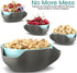 Pistachio Bowl By Elevated Essentials - Double Dish Serving Bowl with Shell Storage - Perfect for Fruit, Nuts, Candy & Snacks by Elevated Essentials