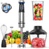 Ganiza Immersion Blender, 5 in 1 Hand Blender, 1000W Heavy Duty Motor with 16 Speed Mode and Accessories