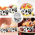 Cow Paper Patterned Cupcake Liners, 100Pcs Mini Muffin Baking Cups for Birthday and Farm Animal Parties