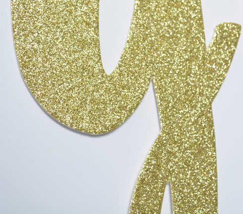 Stay Golden Glitter Gold Banner for Golden Birthday Party Decorations