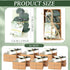 24 Sets Mini Eucalyptus Handmade Soaps Wedding Soap Bulk Party Gifts Baby Shower Gifts for Guest with Thank You Cards