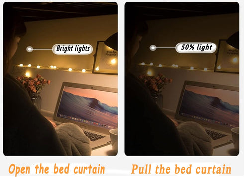 Dorm Home Bunk Nets Bed Curtains Cloth Canopy - Blackout Shading Nets for College Students, Breathable Single Sleeper