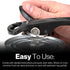 Lantana Smooth Edge Can Opener with Bottle Cap Lifter - Manual Safety Tin Opener - Black/Stainless Steel