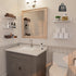 COCOYA 7.3" Set 3, Wall Shelves Deep of Solid Paulownia Wood Wider Longer Sturdy Easy to Install Wall Mounted