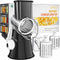 Cambom Rotary Cheese Grater Hand Crank Cheese Shredder for Fresh Cheese, Vegetable,
