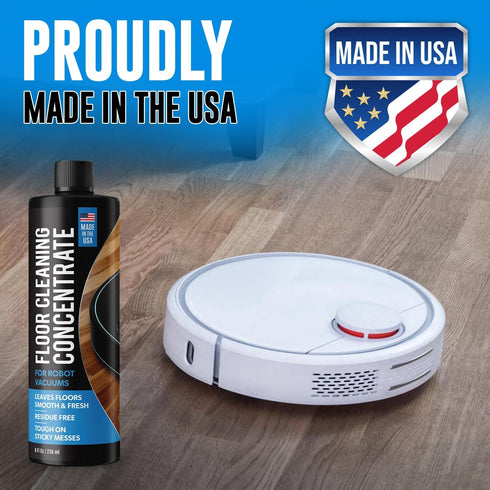 Robot Vacuum Floor Cleaning Concentrate for Mops, Compatible with Roborock, Tineco, Non-Toxic