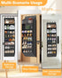 LEHKG 8 6 8 Closet Over The Door Shoe Storage Organizer, Tiers Hanging Shoe Rack Behind Door Shoe Holder with Large