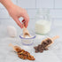 Small Wooden Teaspoon Scoops for Food Canisters & Jars, Mini Measuring Spoons, Pack of 10 by Woodpeckers