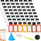 Moretoes 56pcs 8oz Plastic Juice Bottles with Caps, Reusable Clear Plastic Juicing