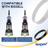 KEEPOW Replacement Belts for Bissell Vacuum 3071 PowerForce PowerBrush Pet XL Carpet Cleaner and Bissell 3067 TurboClean DualPro Pet Carpet Cleaner 3072, 30673, 3109, Replace Part 1626502 (2 Pack)