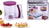 Pancake Batter Dispenser with Spring-Loaded Handle for Pancake Waffle Maker, Kitchen Accessory Mixing Cup (Purple)