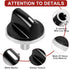 AMI PARTS 00650847 Cooktop Stove Knobs, Fit for BOSCH, Replace 00650847 650847 1999734, 5 pcs