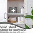 33 21 19 cm, 5 Flexzion Medicine Box, Home Pharmacy Box, x x Metal Medication Storage Box for Emergency, First Aid