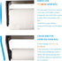 simpletome ONE HAND TEAR Paper Towel Holder, Under Cabinet Adhesive or Drilling Installation, Black