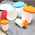 YQMYXG 32 Oz (4 Pack 1 Ice Cream Containers for Homemade, Ice Cream Containers with Silicone Lids Leak-Free, Reusable