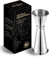 KITESSENSU Jigger for Bartending, Japanese 2 oz 1 oz with Measurements, 18/8 Stainless Steel Cocktail Jiggers