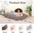 3-in-1 35" 50" 10", MOMCAYWEX Kids Bean Bag Chair, Gaint Pillow Mattress for Kids, x x Dark Brown