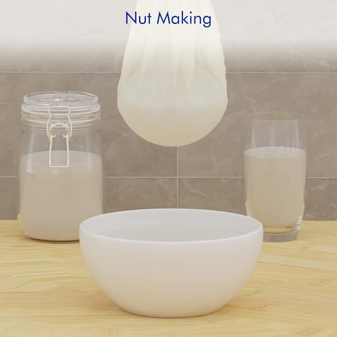3 14x14 Inch Bags,100% PCS Cheese Cloth Bag for Straining, Nut Milk Cotton Unbleached Muslin Cloth Strainer