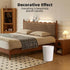 LLNTOU 3 Pack 1.8 6 Small Trash Can Gallons, Bathroom Trash Can & Garbage Can with Trash Bags, Bedroom Trash Bin