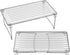 2 Pack, Deco Brothers Stackable Cabinet Shelf Organizer, Chrome
