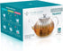 Teabloom Vienna Glass Teapot - Stain-Free Heatproof Glass, Stovetop Safe, Removable Stainless Steel Infuser, 37 oz.
