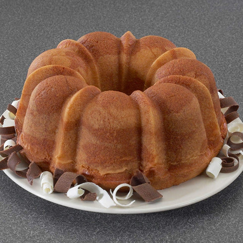 Nordicware 6-Cup Navy Blue Formed Bundt Pan, Lightweight Design