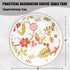 Counter Spsyrine Decorative Serving Tray with Handles, Lacquered Coffee Table Tray for Ottoman, Round Waterproof