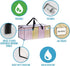 VENO 2 Pack Extra Large Moving Bags, Heavy-Duty Storage Totes for College Move-In, Clear