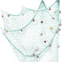 Rosoz Nature Fish Net Wall Decoration with Shells, Ocean Themed Hangings for Pirate Party, Wedding, Photographing (Aqua)