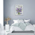 Farmhouse Lavender Bathroom Flower Decor, Just Breathe Rustic Hummingbird Canvas Painting Prints for Bedroom 12"x16"