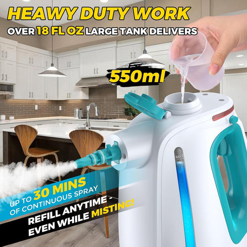 12pcs Steam Cleaner,Steamer for Cleaning,Steam Cleaner for Home,Cleaning With Lockable Steam Button and Accessories,at