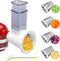 Updated Slicer/Shredder Attachments for KitchenAid Stand Mixers, Cheese Grater Attachment with 4 Blades