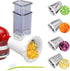 Updated Slicer/Shredder Attachments for KitchenAid Stand Mixers, Cheese Grater Attachment with 4 Blades